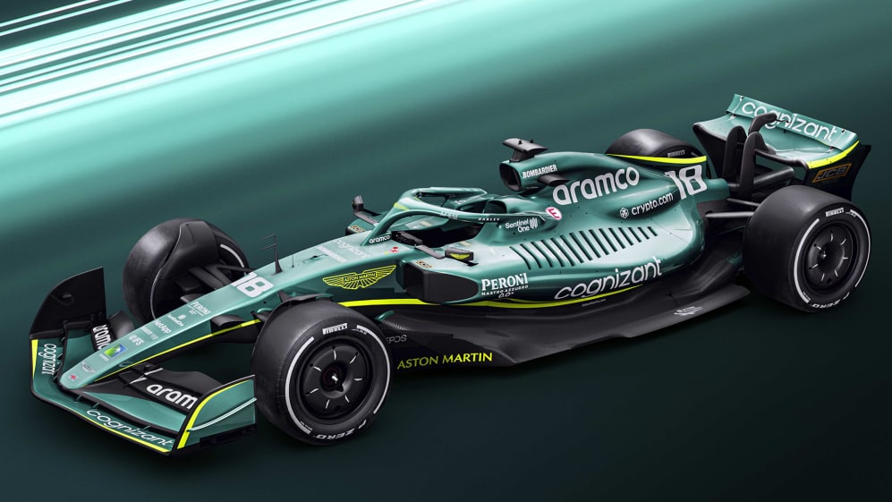 Aston Martin reveal 2022 car with revised livery Formula 1®